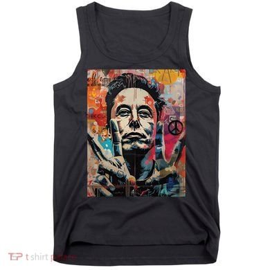 Elon Musk Nobel Peace Prize Garment Dyed Tank Top