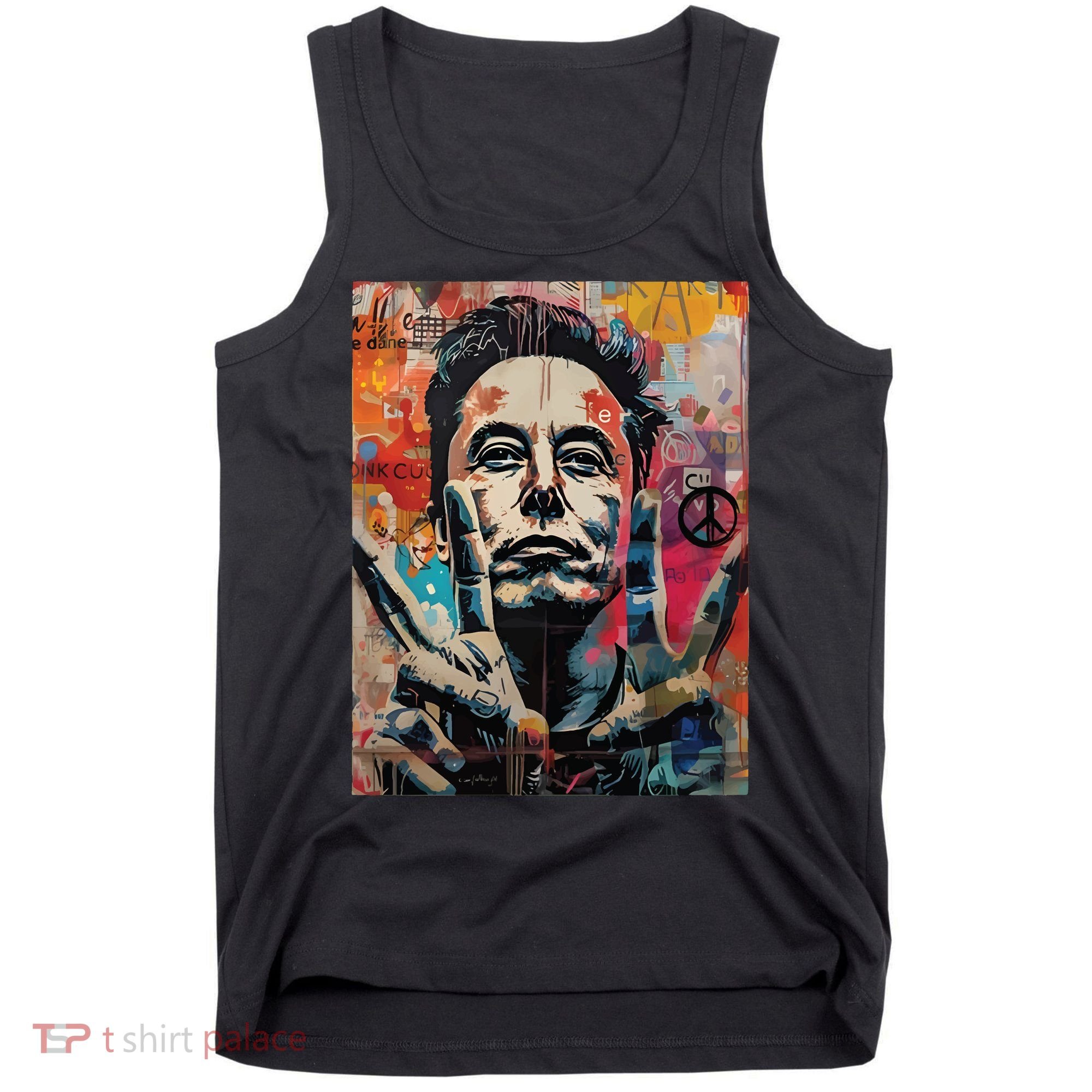 Elon Musk Nobel Peace Prize Garment Dyed Tank Top