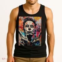 Elon Musk Nobel Peace Prize Garment Dyed Tank Top thumb 3