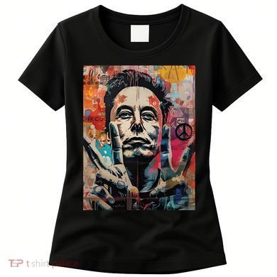 Elon Musk Nobel Peace Prize Garment Dyed Women's T-Shirt