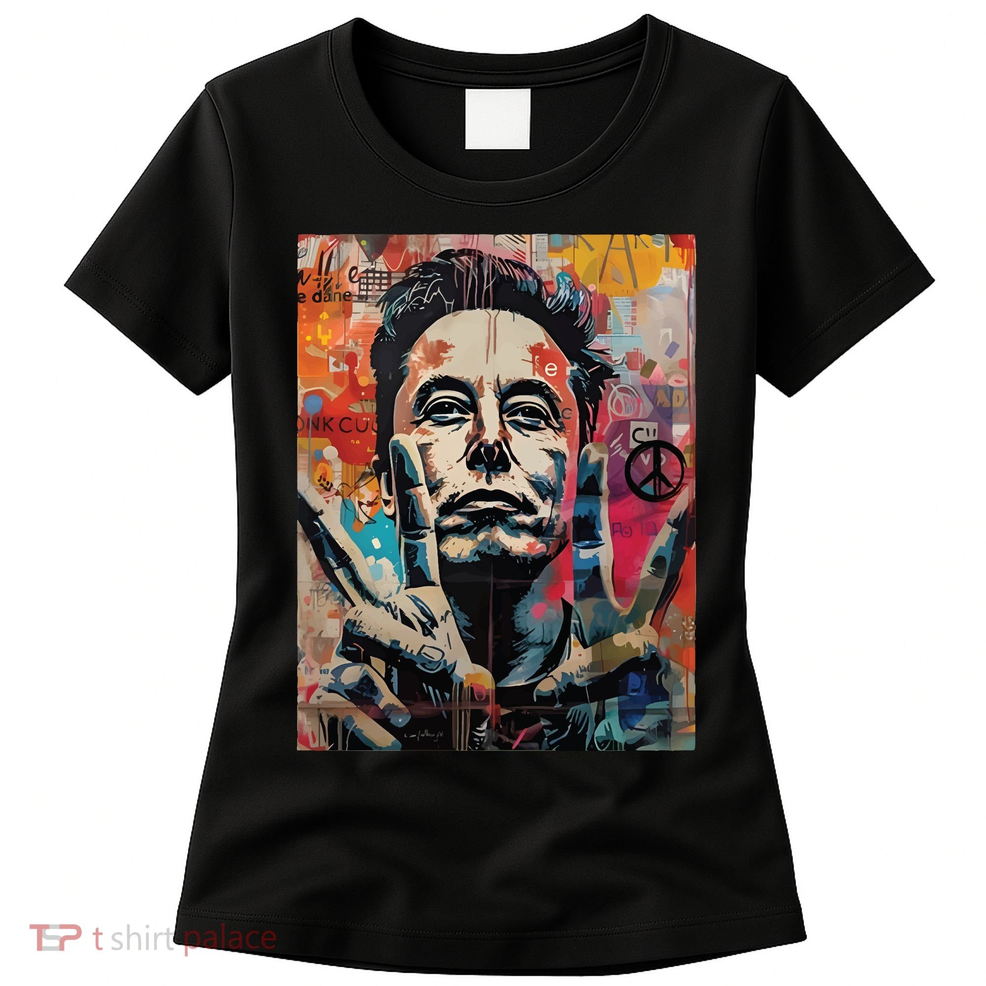 Elon Musk Nobel Peace Prize Garment Dyed Women's T-Shirt