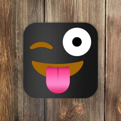 Emoji Costume Coaster