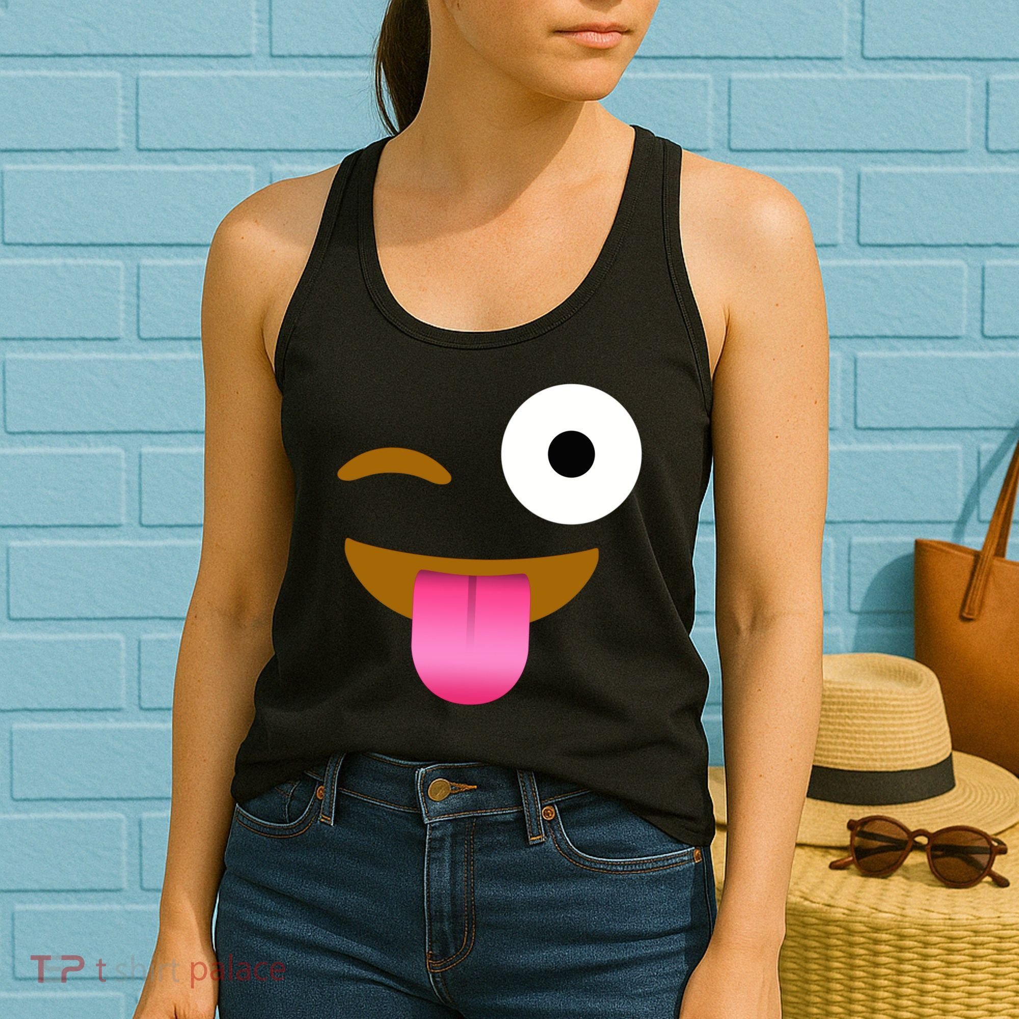 Emoji Costume Women's Tank Top