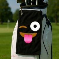 Emoji Costume Golf Towel thumb 2