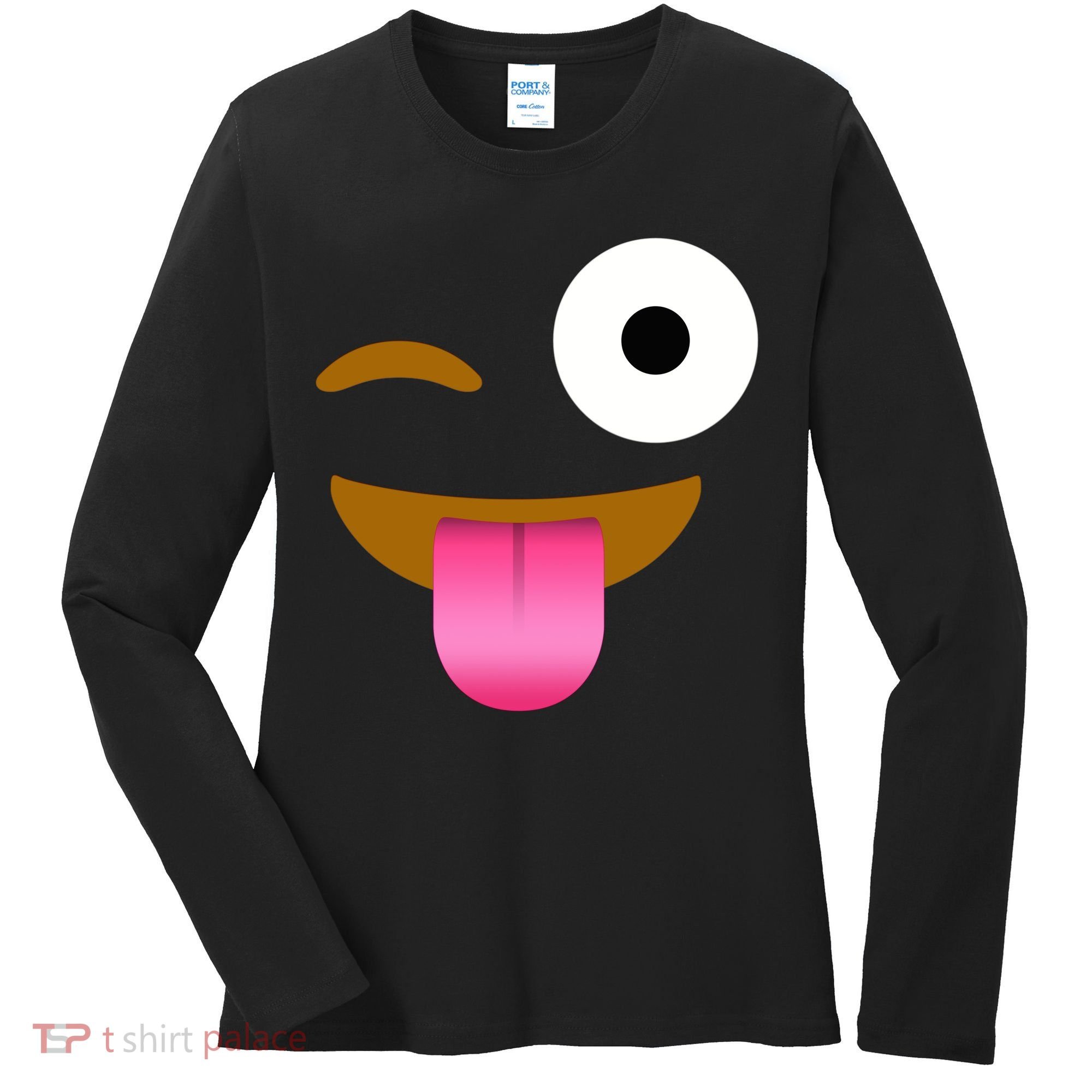 Emoji Costume Women's Long Sleeve Shirt