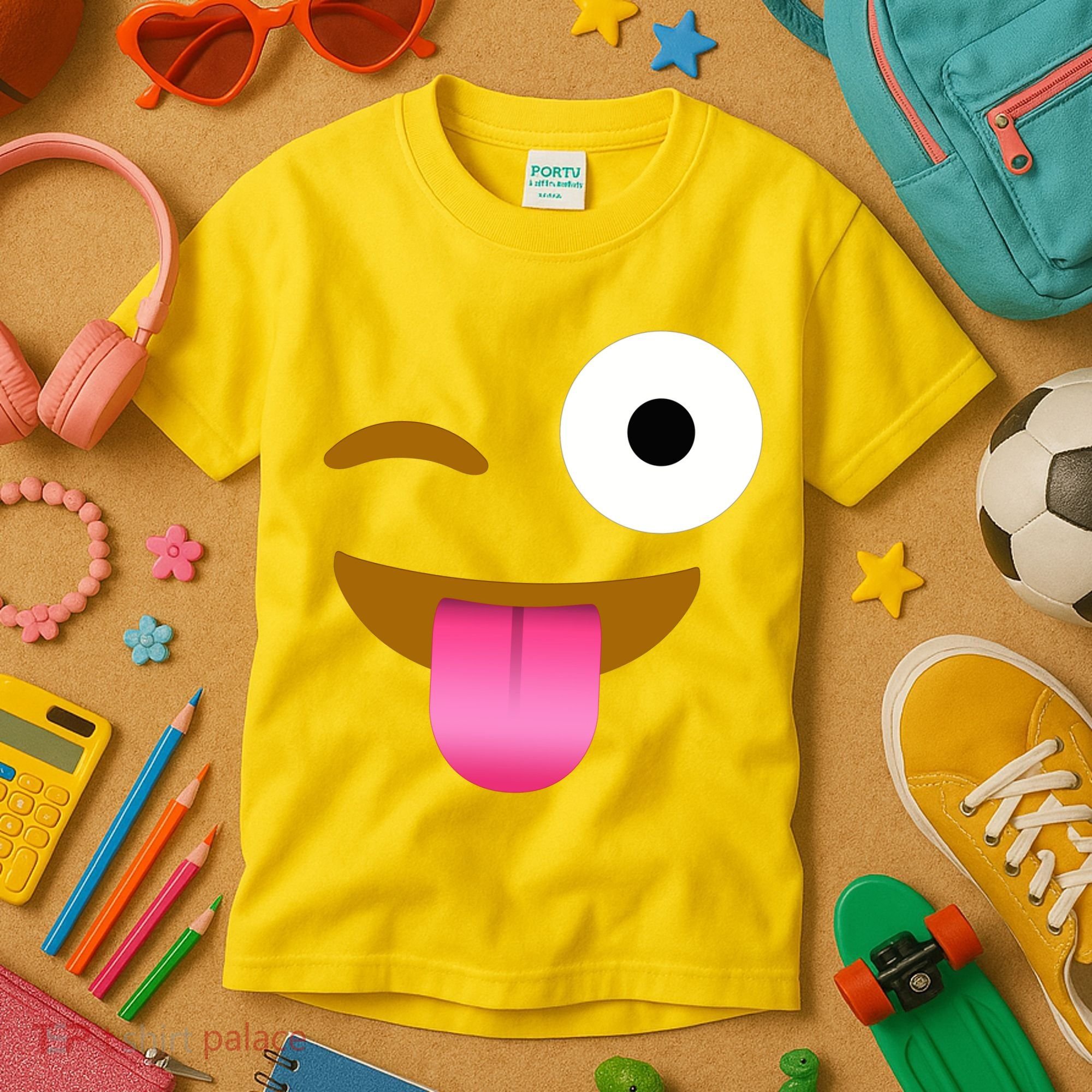 Emoji Costume Kids T-Shirt
