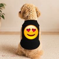 Emoticon Love Emoji Smiley with Heart Eyes Doggie Tank thumb 2