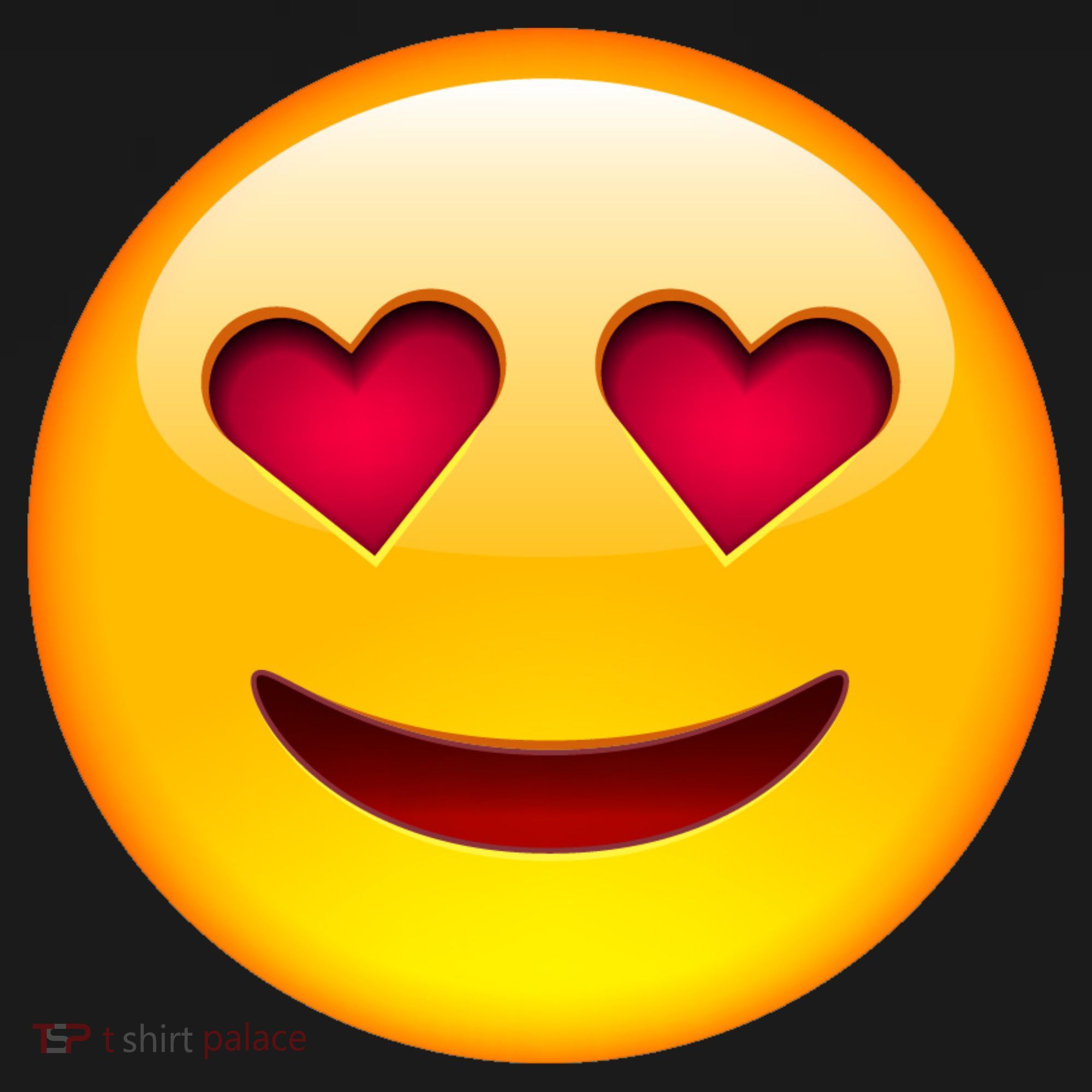 Emoticon Love Emoji Smiley with Heart Eyes Apron