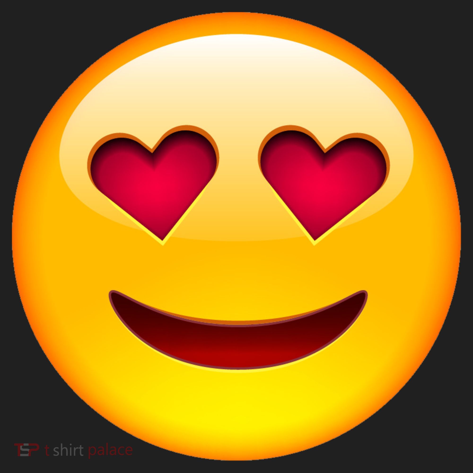 Emoticon Love Emoji Smiley with Heart Eyes Tumbler