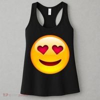 Emoticon Love Emoji Smiley with Heart Eyes Women's Tank Top thumb 3