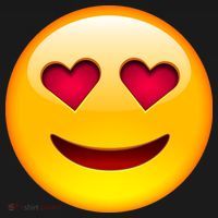 Emoticon Love Emoji Smiley with Heart Eyes Women's Tank Top thumb 5