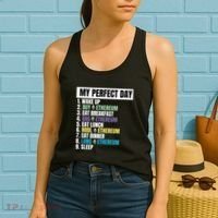 Ethereum My Perfect Day, Buy Crypto, Buy ETH, Funny Crypto Meme Women's Tank Top thumb 2