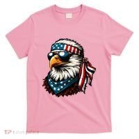 Eagle Mullet Patriotic 4th Of July Patriot Usa American Flag T-Shirt thumb 0