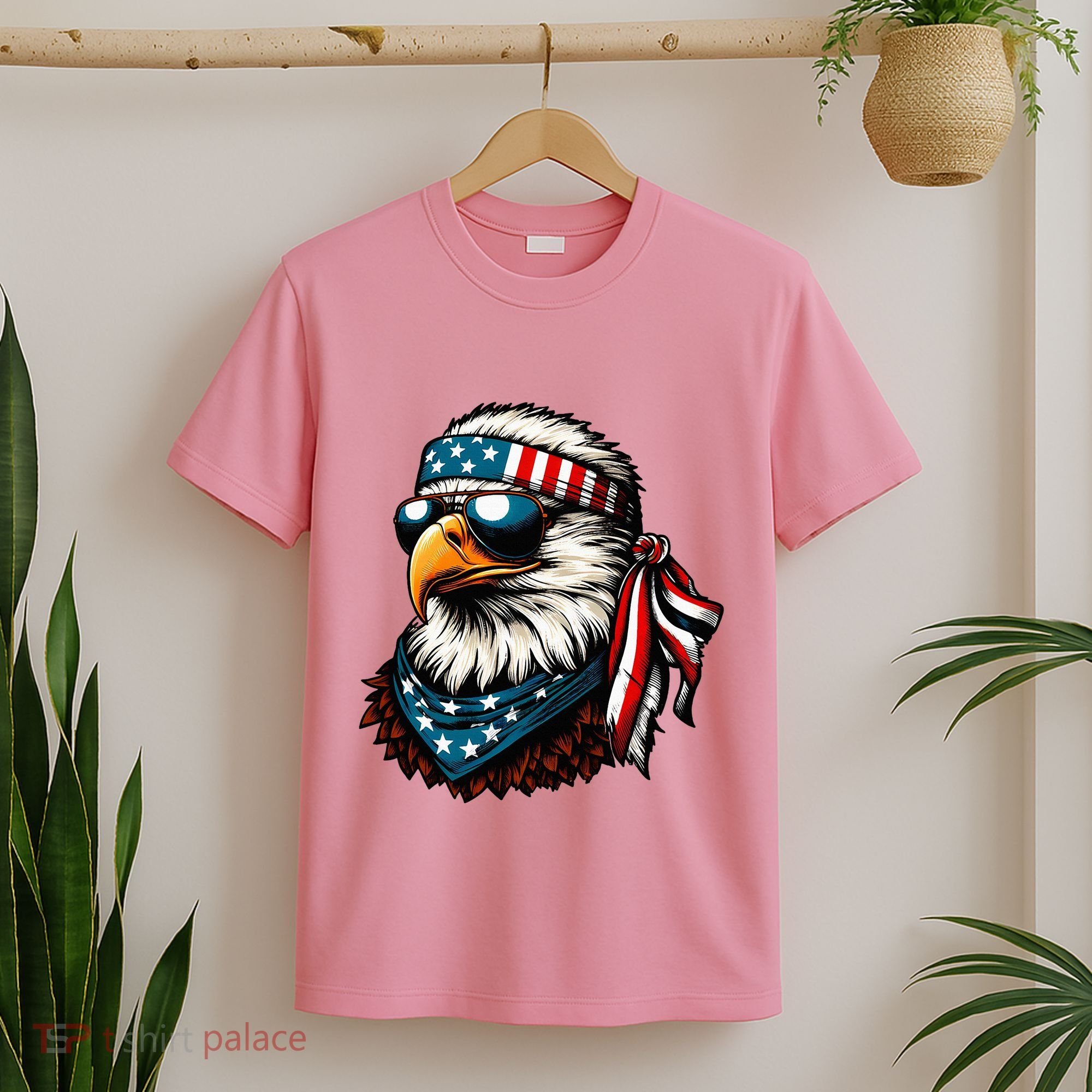 Eagle Mullet Patriotic 4th Of July Patriot Usa American Flag T-Shirt