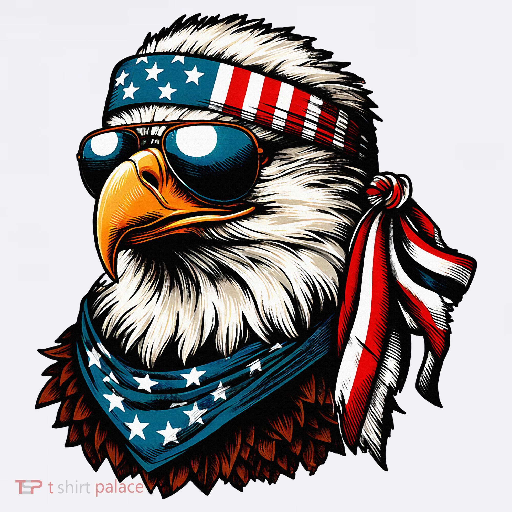 Eagle Mullet Patriotic 4th Of July Patriot Usa American Flag Women's Tank Top