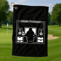 Electronic Music Producer Beatmaker Golf Towel thumb 1