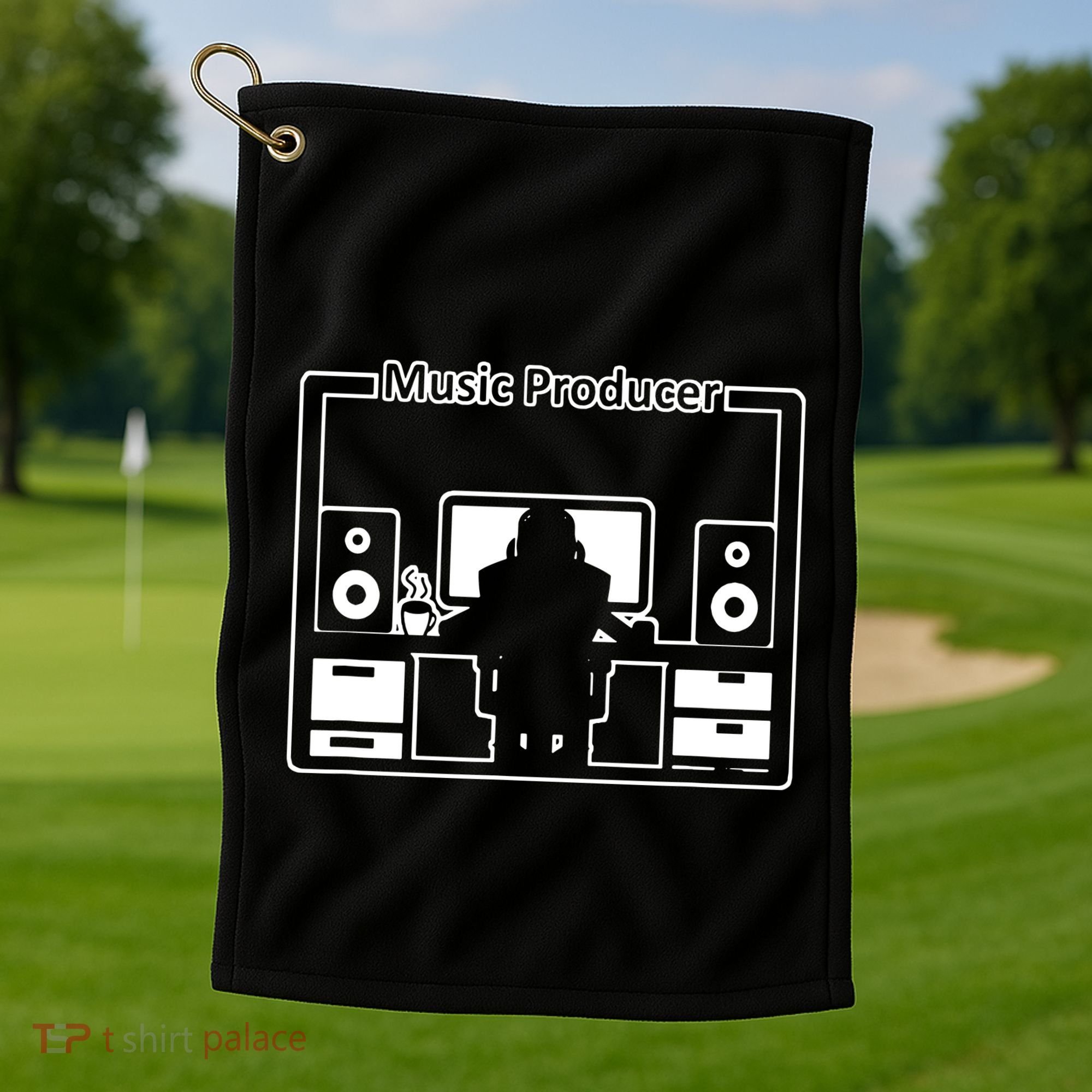 Electronic Music Producer Beatmaker Golf Towel