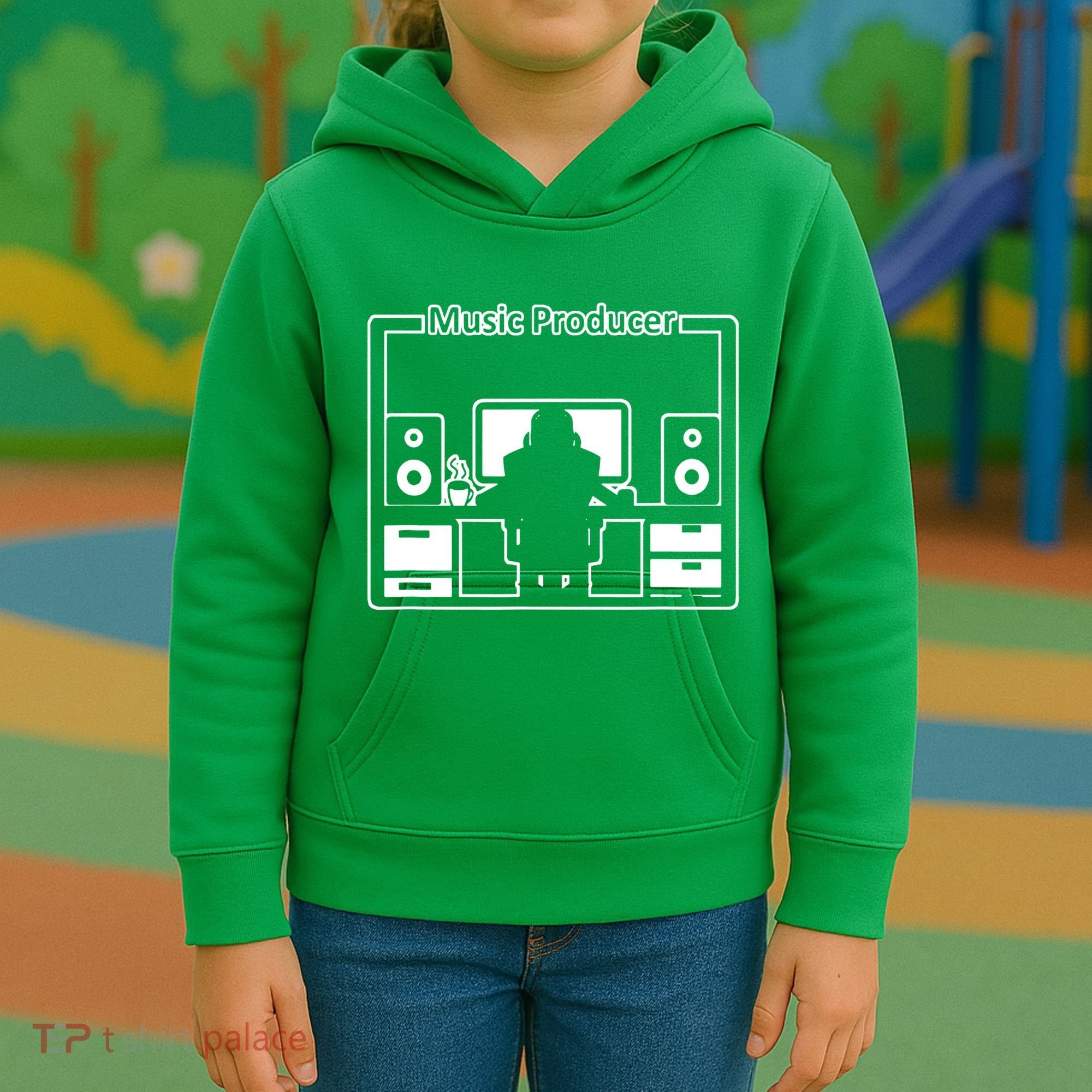 Electronic Music Producer Beatmaker Kids Hoodie