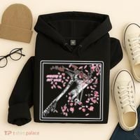 Empathy Is Not Weak Animae e Axe Floral Hoodie thumb 4