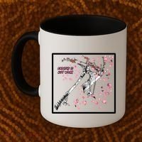 Empathy Is Not Weak Animae e Axe Floral Coffee Mug thumb 2