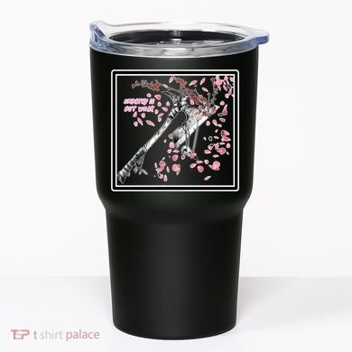 Empathy Is Not Weak Animae e Axe Floral Tumbler