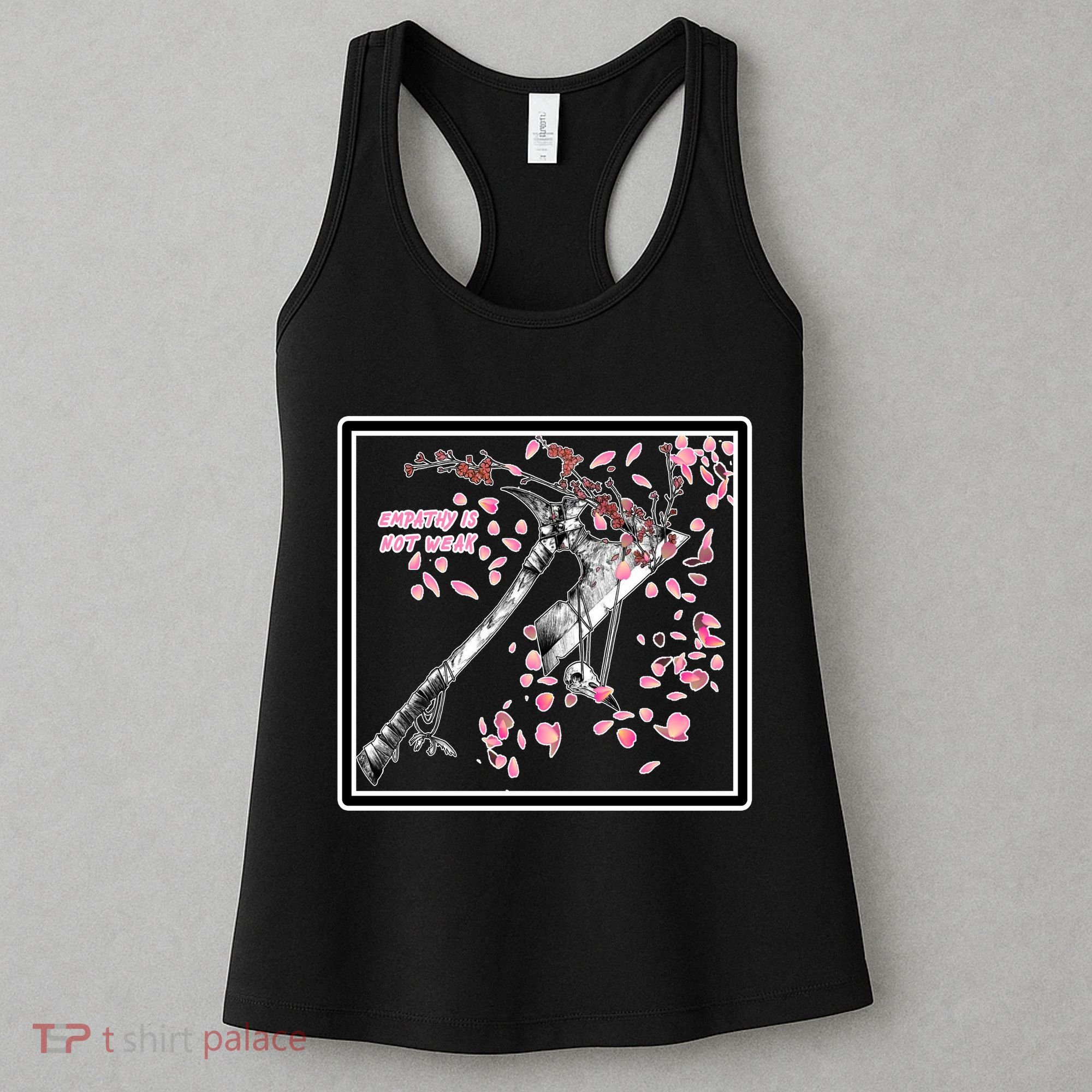 Empathy Is Not Weak Animae e Axe Floral Women's Tank Top