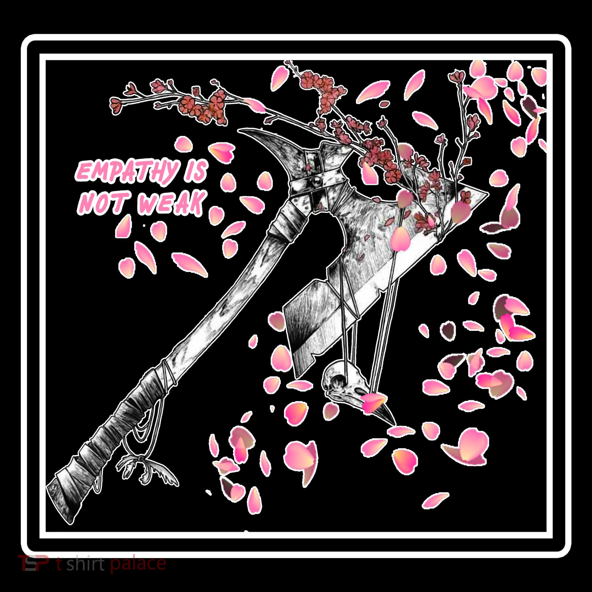 Empathy Is Not Weak Animae e Axe Floral Kids Sweatshirt