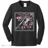 Empathy Is Not Weak Animae e Axe Floral Kids Long Sleeve Shirt thumb 0