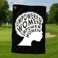Empowered Women Golf Towel thumb 1