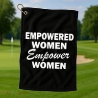 Empowered Women Empower Women Golf Towel thumb 1