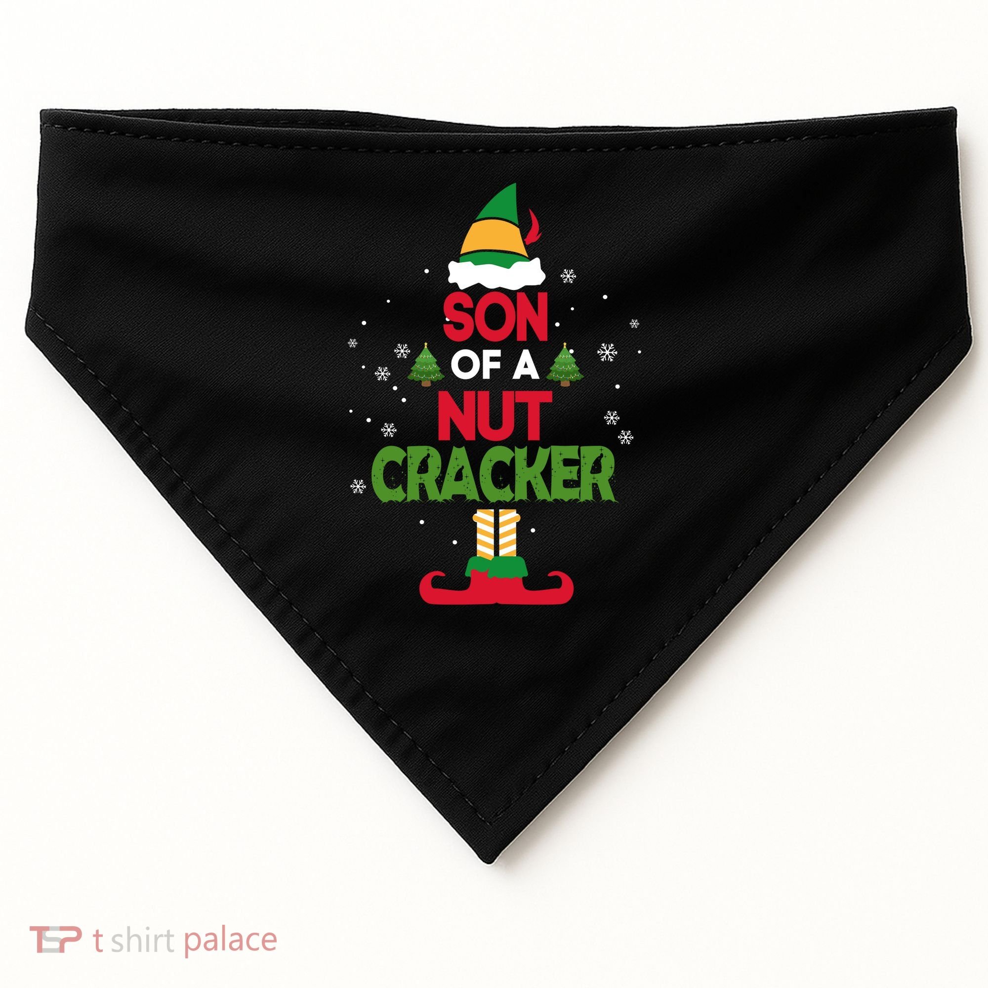Elf Movie Quote Son Of A Nutcracker USA-Made Doggie Bandana