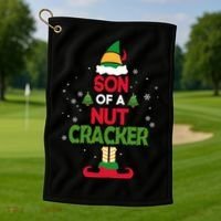 Elf Movie Quote Son Of A Nutcracker Golf Towel thumb 1