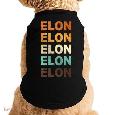 Elon Musk Retro Doggie Tank