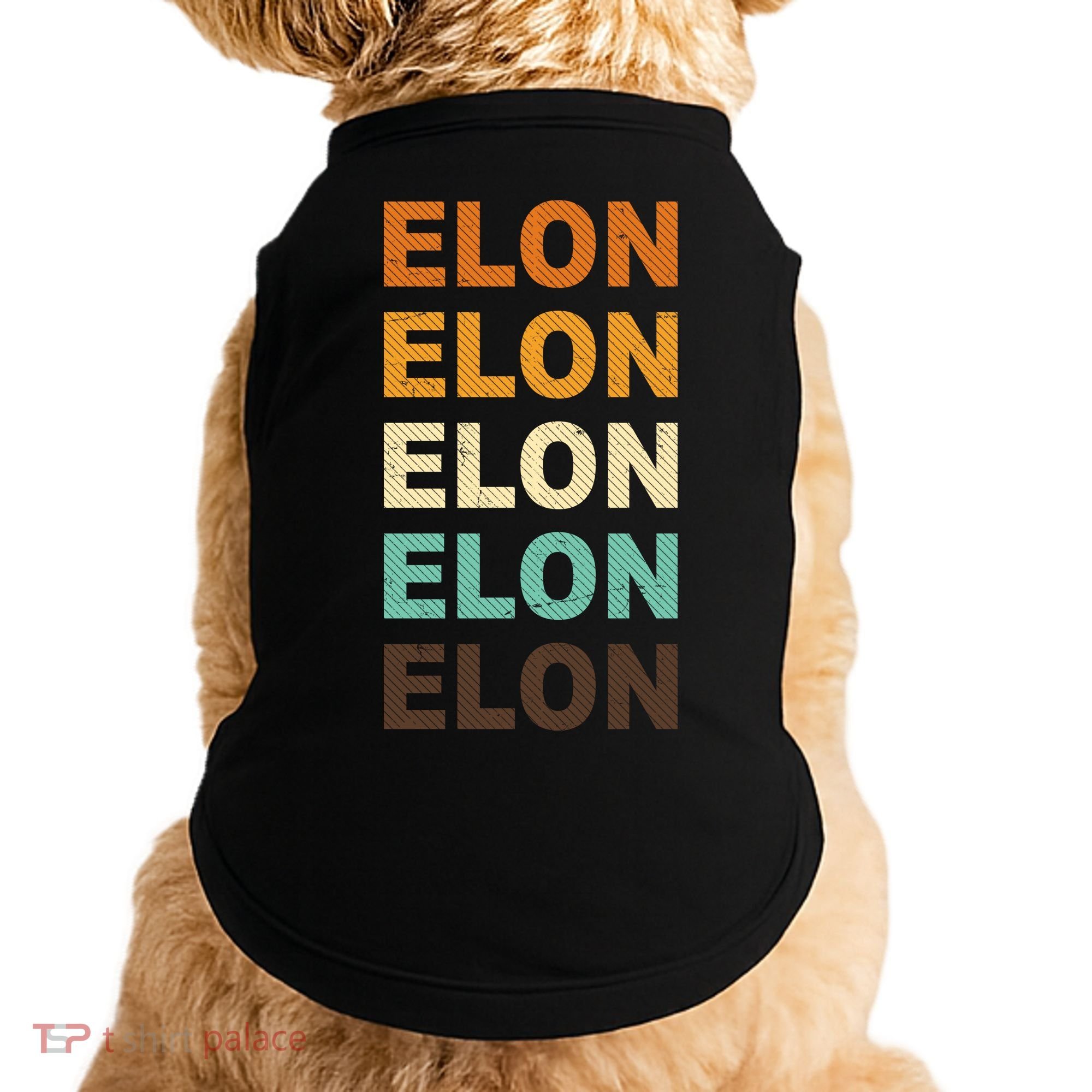 Elon Musk Retro Doggie Tank