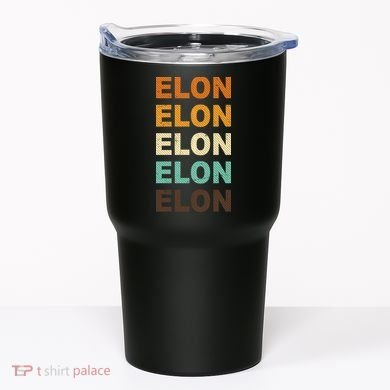 Elon Musk Retro Tumbler