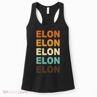 Elon Musk Retro Women's Tank Top thumb 0