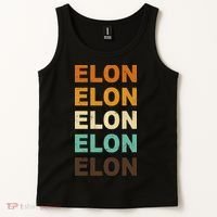 Elon Musk Retro Tank Top thumb 2