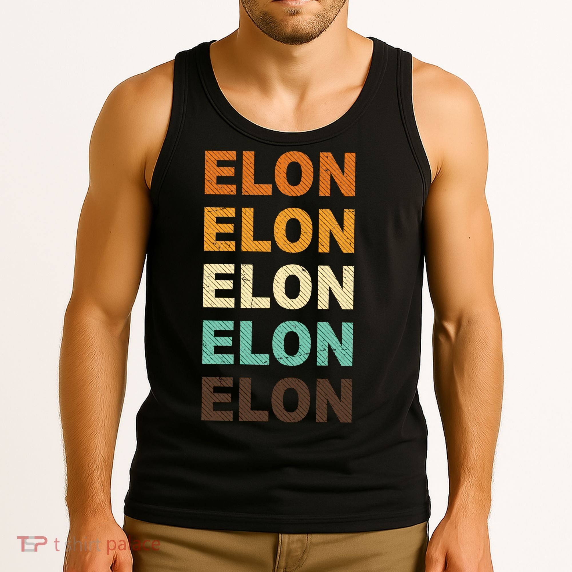 Elon Musk Retro Tank Top