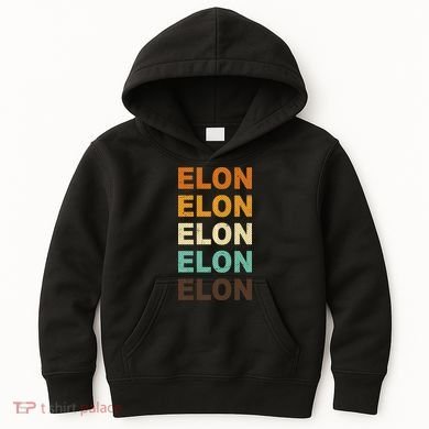Elon Musk Retro Kids Hoodie