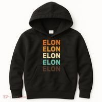 Elon Musk Retro Kids Hoodie thumb 0