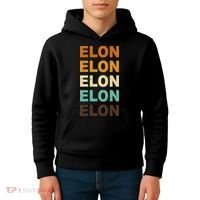 Elon Musk Retro Kids Hoodie thumb 4