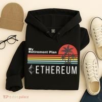 Ethereum My Retirement Plan Blockchain ETH Crypto HODL ETH Hoodie thumb 4