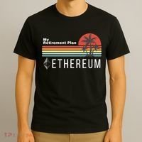 Ethereum My Retirement Plan Blockchain ETH Crypto HODL ETH T-Shirt thumb 3