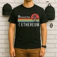 Ethereum My Retirement Plan Blockchain ETH Crypto HODL ETH T-Shirt thumb 6
