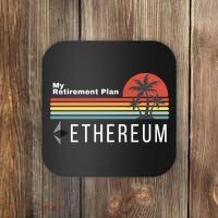 Ethereum My Retirement Plan Blockchain ETH Crypto HODL ETH Coaster thumb 0