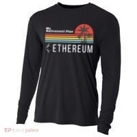 Ethereum My Retirement Plan Blockchain ETH Crypto HODL ETH Cooling Performance Long Sleeve Crew thumb 0