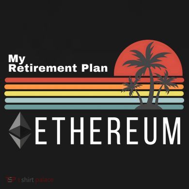 Ethereum My Retirement Plan Blockchain ETH Crypto HODL ETH Ornament