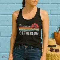 Ethereum My Retirement Plan Blockchain ETH Crypto HODL ETH Women's Tank Top thumb 2