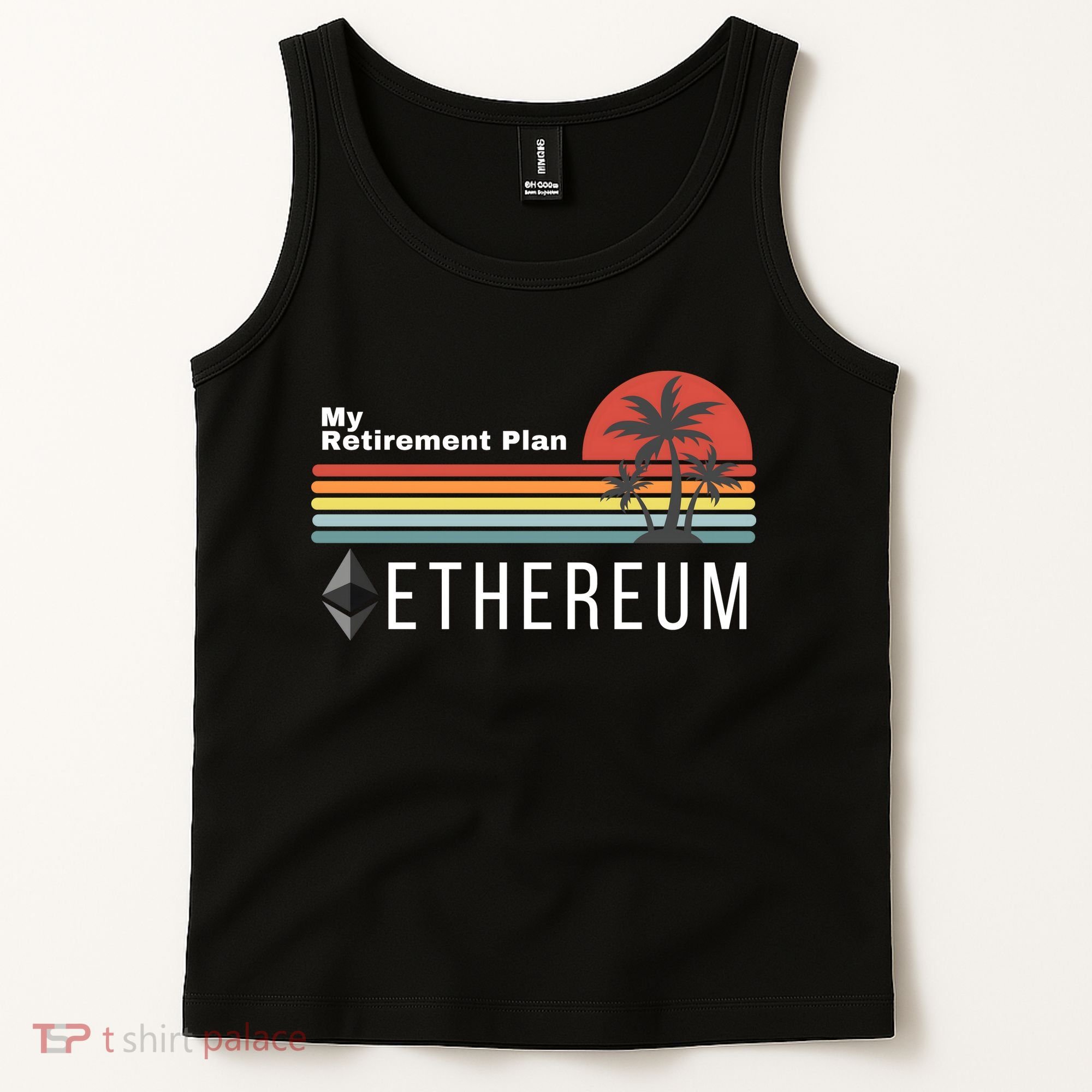 Ethereum My Retirement Plan Blockchain ETH Crypto HODL ETH Tank Top