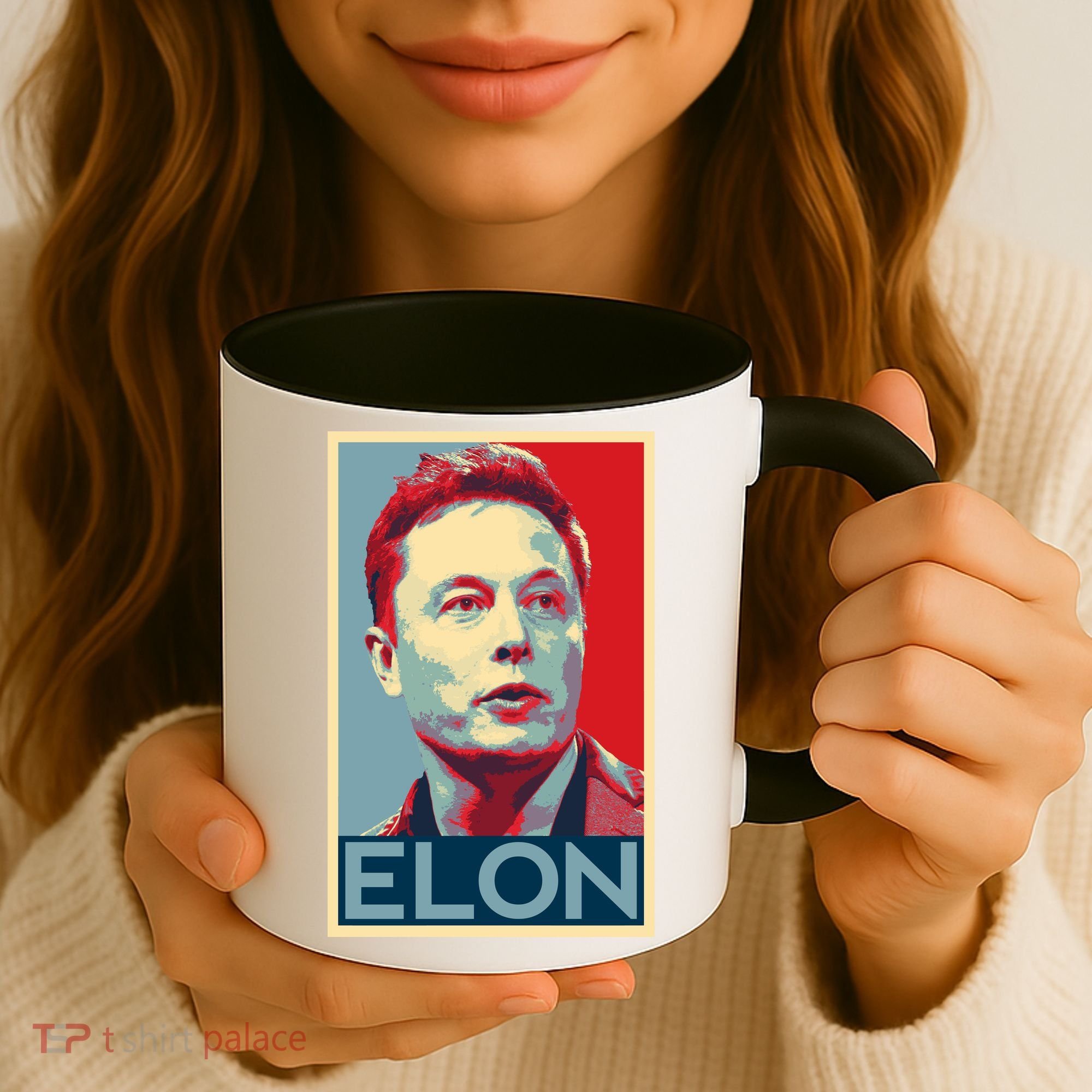 Elon Musk Retro Coffee Mug